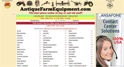 Desktop Screenshot of antiquefarmequipment.com